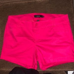 Pink torrid cotton shorts